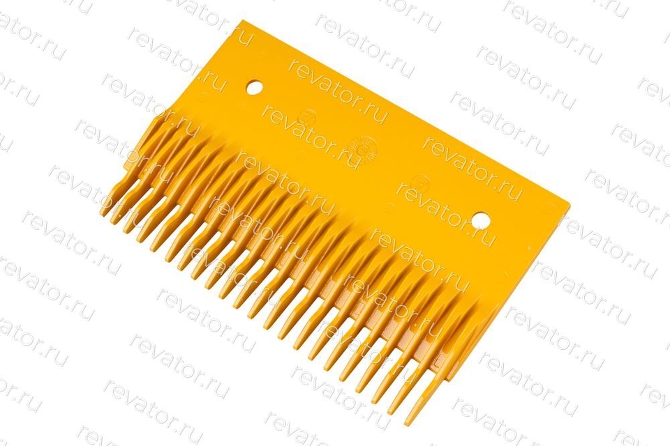 Гребенка эскалатора алюминиевая желтая левая A TravelMaster KM5130667H02 Kone