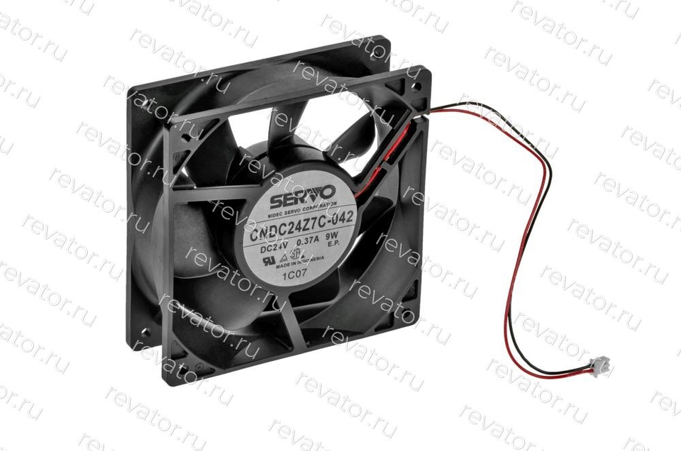 Вентилятор 120х120х38мм 24VDC 9Вт 0,37А CNDC24Z7C-042 Servo