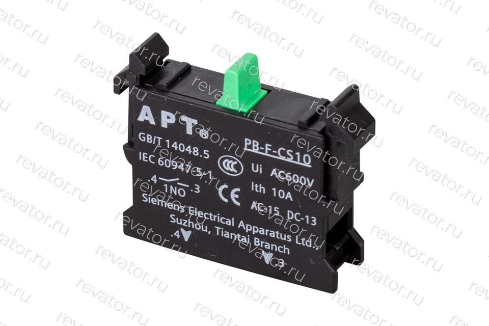 Блок-контакт 1НО PB-F-CS10 APT