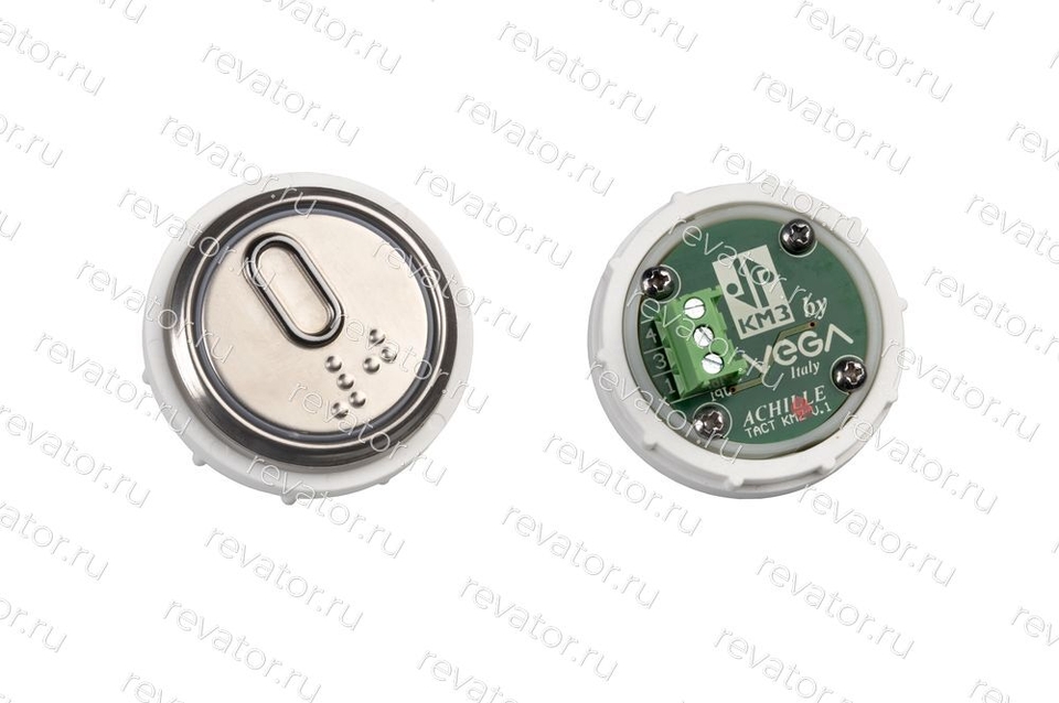 Модуль кнопочный УКЛ с кодом брайля красная подсветка "0" MLK Achille Vega