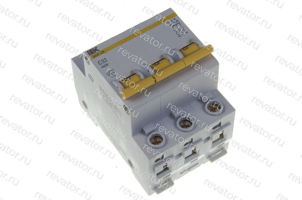 Выключатель автоматический 32А 3P тип C ВА47-29 MVA20-3-032-C ИЭК