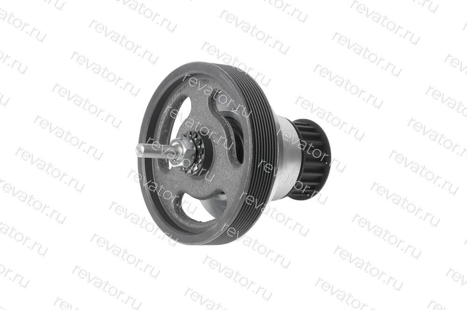 Ось в сборе со шкивами L=153мм привода дверей DO2000 FAA198L1 Otis