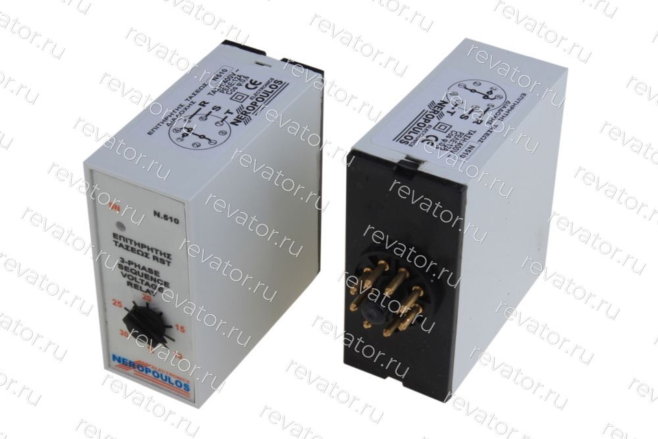 Реле контроля фаз 380VAC 12А N510 Kleemann