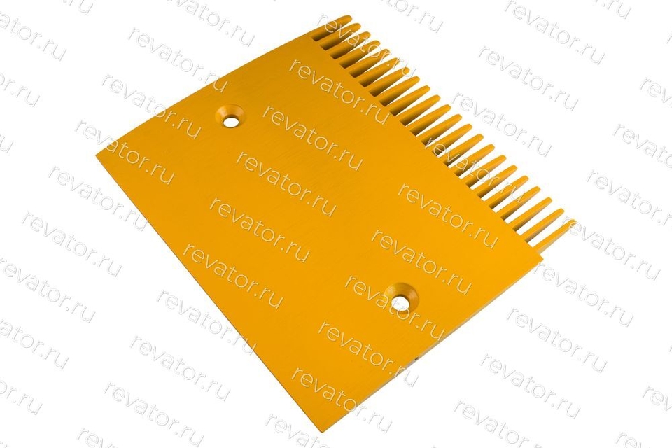 Гребенка центральная правая желтая 22 зуба траволатора 9500 199,4х181,36 Schindler