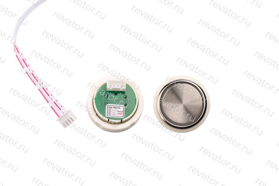 Модуль кнопочный без символов синяя подсветка EB410 SN-PB410 Step LiftMaterial