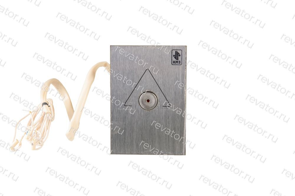 Пост вызывной 1 кнопка стрелка вверх красная подстветка шлифованная нержавейка ПВЛ10Н1В1Н1Н КМЗ