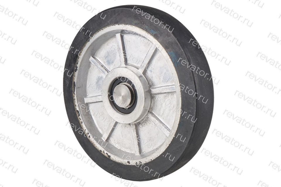 Ролик 150мм башмака кабины W=27мм с осью RG150 KM581275G03 Kone