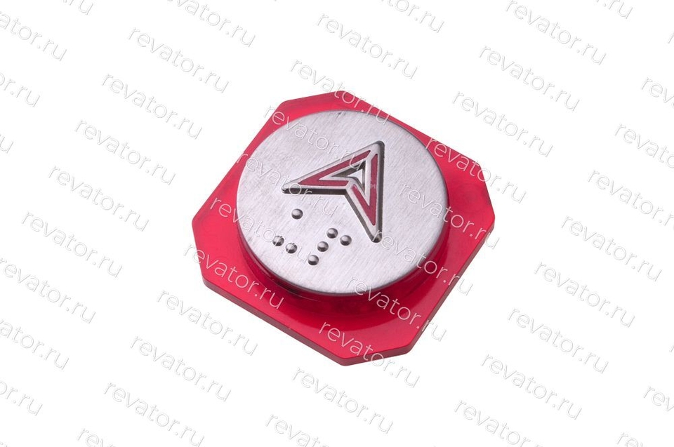 Накладка (толкатель) стрелка вверх код брайля ES1201467 Kone