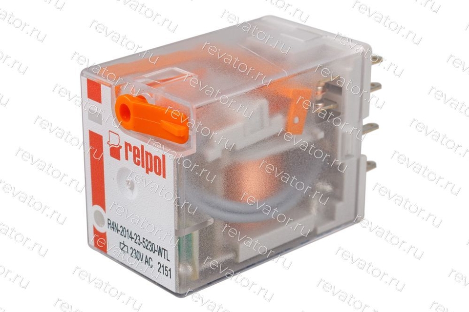 Реле промежуточное 230VAC 6А R4N-2014-23-5230-WTL Relpol