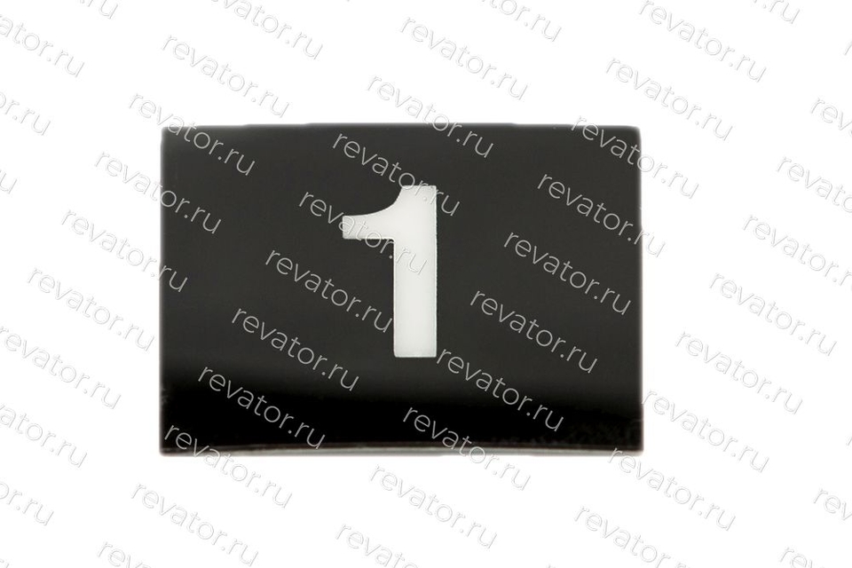 Накладка модуля кнопочного 27х27мм "1" Mitsubishi