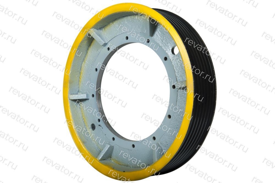 Шкив канатоведущий 710х7х12 YA024 B202F для лебедки EM3650/EM3650K Mitsubishi