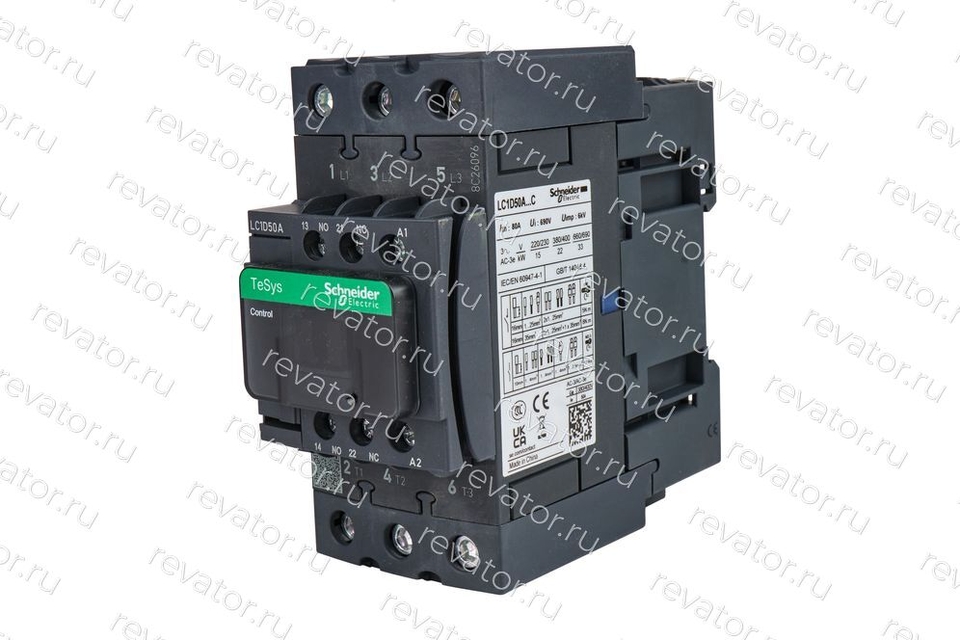 Пускатель 230VAC 50А LC1D50AP7C Schneider Electric