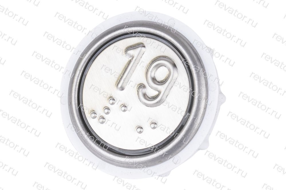 Модуль кнопочный со шрифтом Брайля "19" АК6-01