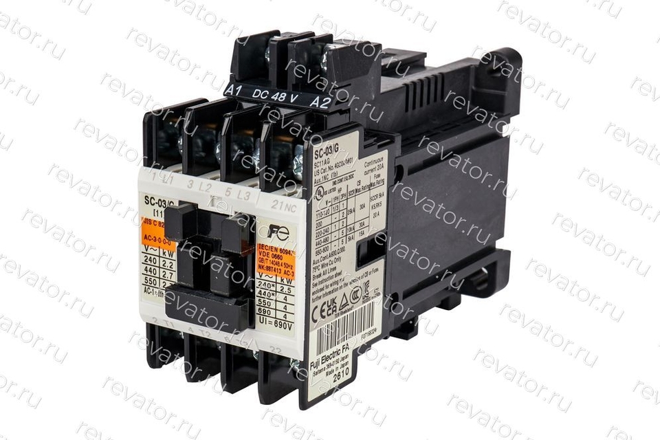 Пускатель 48VDC 9А SC-03/G SC-E3P/G Fuji Electric