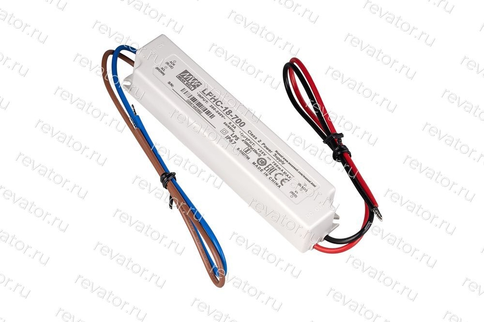 Блок питания 0,7А 0,6-24VDC LPHC-18-700 Mean Well