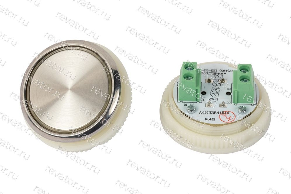 Модуль кнопочный круглый красная подсветка "без символов" A4N33841$14 BBP-R331-CMNNT-S-R-BLN ЩЛЗ