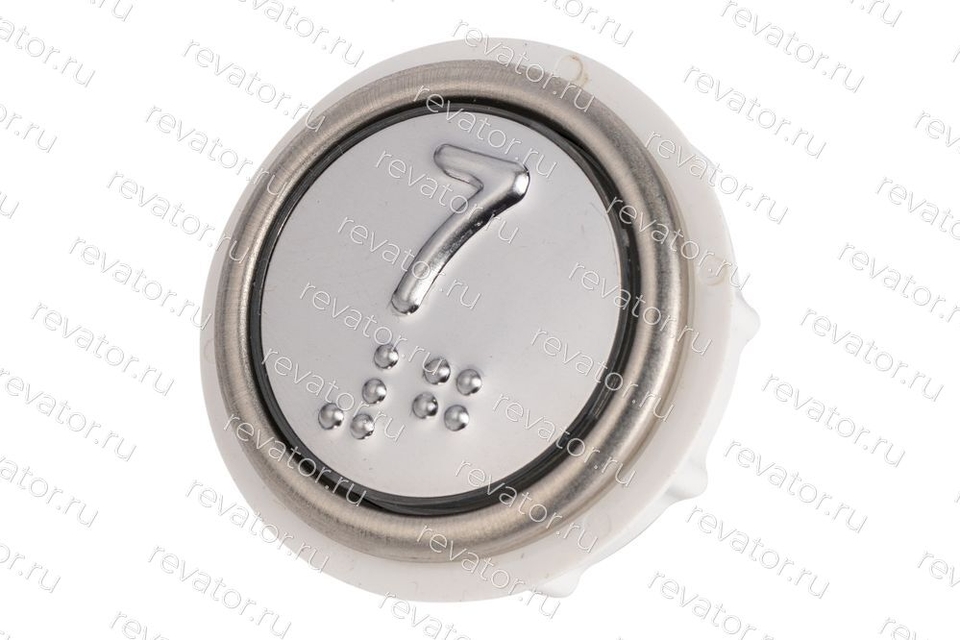 Модуль кнопочный со шрифтом Брайля "7" АК6-01