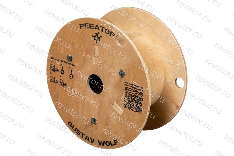 Барабан канатный малый D=350мм L=150мм d=220мм