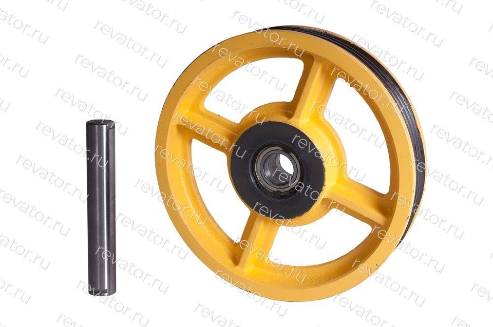 Блок отводной 435х4х10,5 в сборе с осью ZAA263P3 Otis