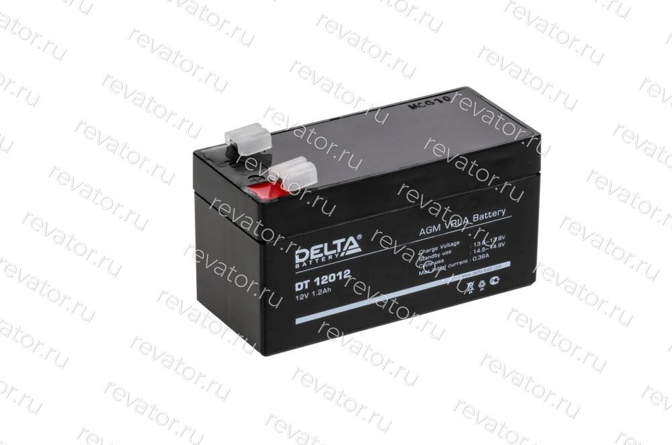 Аккумулятор 12В 1,2Ач 97х52х43мм DT 12012 Delta