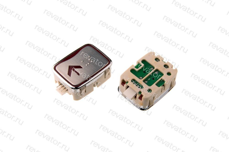 Модуль кнопочный красная подсветка код брайля AK-25B "Стрелка вверх" AEN04C049*D Sigma