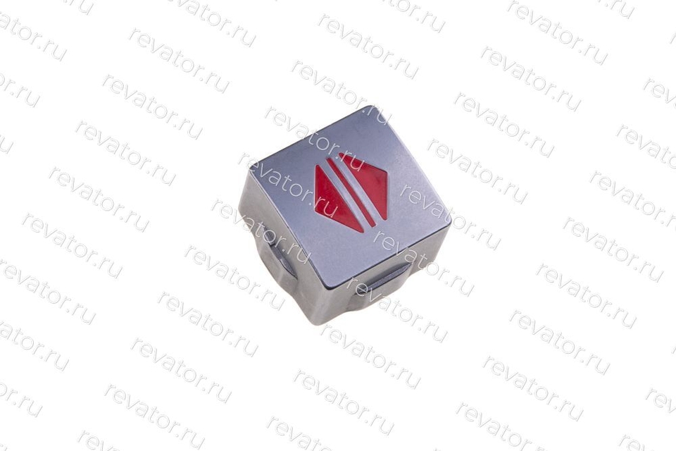 Толкатель (накладка) модуля кнопочного "Открытие дверей" квадратный красный LG Sigma