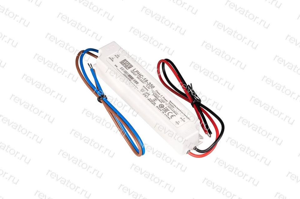 Блок питания 6-48В 0,35А 16Вт вход 180-264В LPHC-18-350 Mean Well