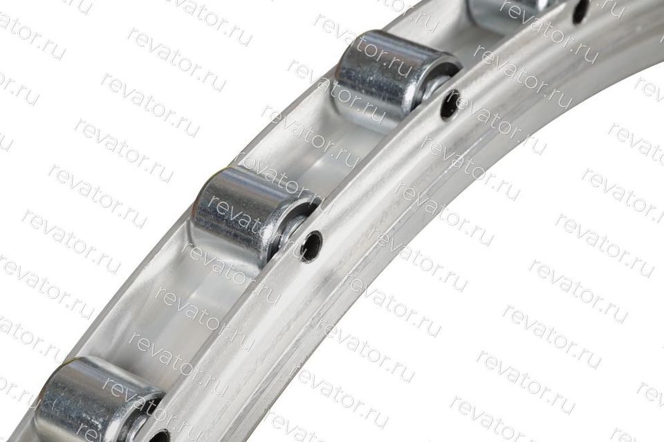 Основа алюминиевая огибающего участка в сборе с роликами 17шт (для балюстрады Н=1000мм) 506NCE 606NCT DAA2000NP1 Otis