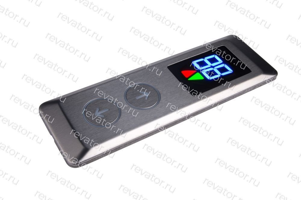 Пост вызывной с дисплеем 2 кнопки красная индикация для станций УЛ/УКЛ матрица AVOX AV2072M-U Genemek