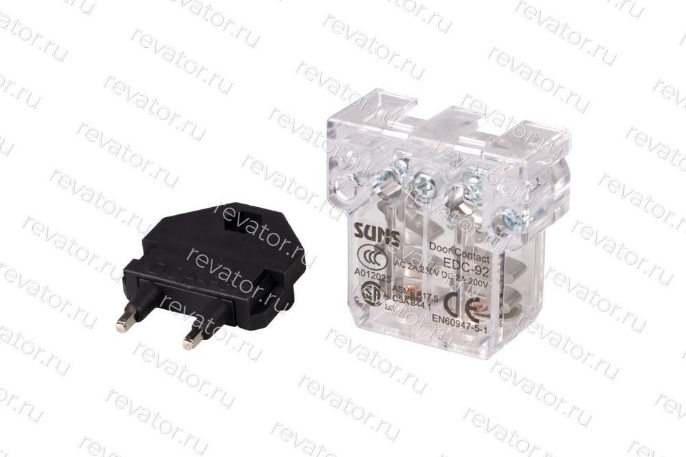 Выключатель блокировочный в комплекте с перемычкой 40мм EDC-92 Suns KCE.S4S300000 Fermator