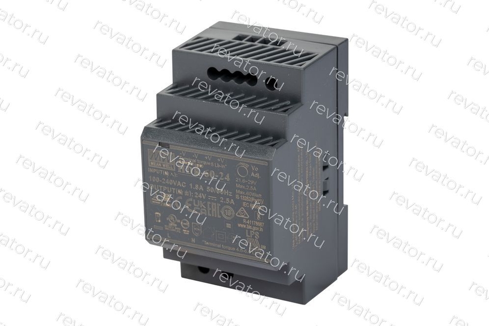 Блок питания 24VDC 2,5А 60Вт HDR-60-24 Mean Well