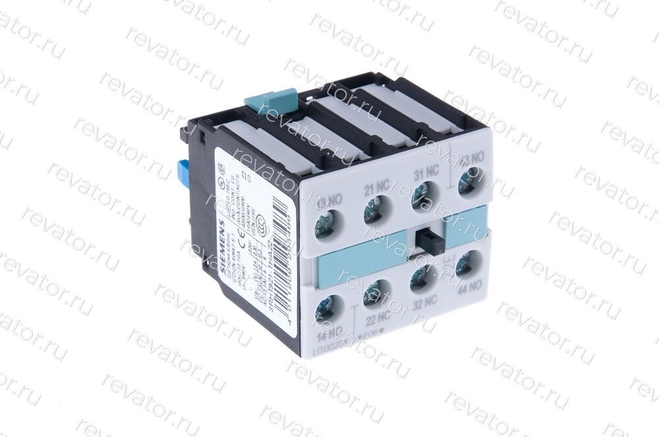 СНЯТ С ПРОИЗВОДСТВА: Блок дополнительных контактов 2NO+2NC 3RH1921-1HA22 Siemens