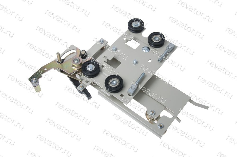 Каретка двери кабины левая проем 700мм СП4160.03.10.020 Ecomaks ЩЛЗ