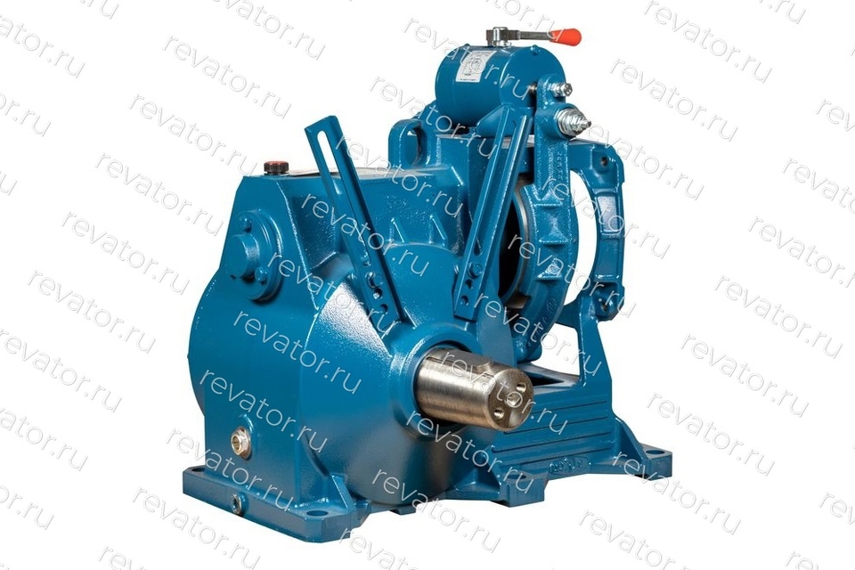 Редуктор M83 левый с тормозом EMS00 220В и тормозной полумуфтой 1/43 Montanari