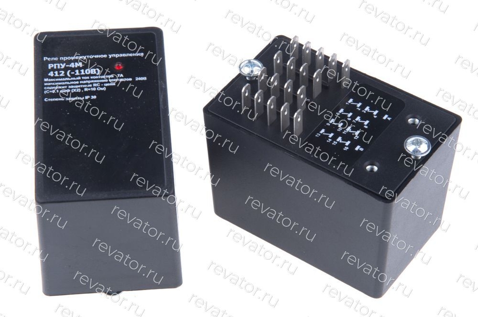Реле промежуточное 110VDC 7А РПУ-4М-412