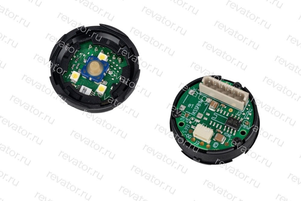 Модуль кнопочный вызов вверх голубая подсветка без зумера KSS KM857781G07 Kone