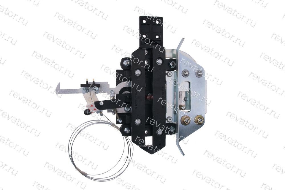 Отводка стеклянных дверей кабины с замком правая L=185мм тип двери "Z-R" K2-4-6Z B152ABVX02 Sematic