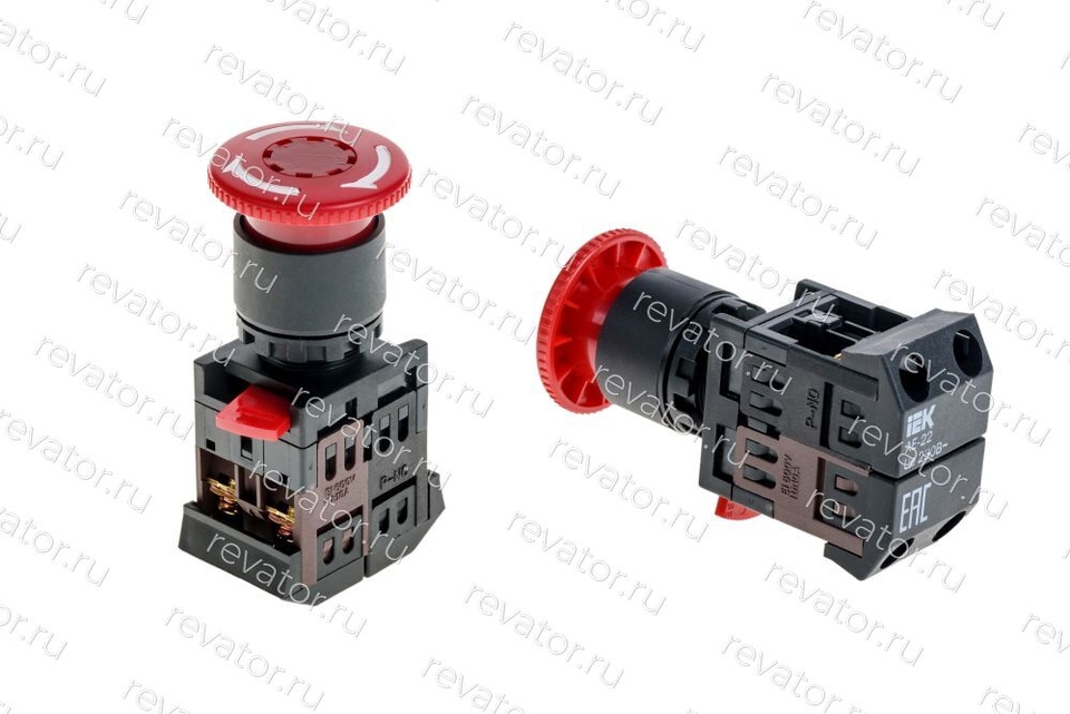 Кнопка "стоп" с фиксацией красная АЕ-22 BBG10-AE-K04 ИЭК