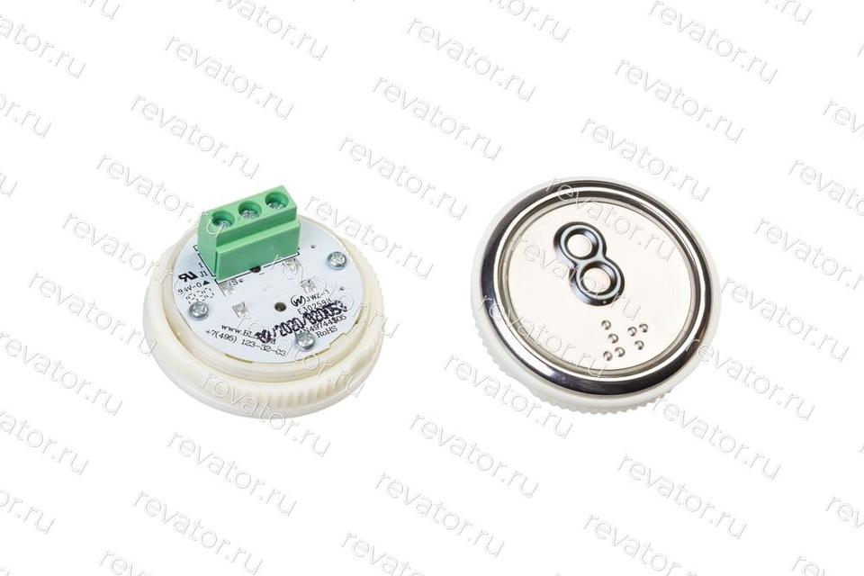 Модуль кнопочный круглый красная подсветка код брайля "8" A4N49744$05 EA2406S-D-R-08 ЩЛЗ