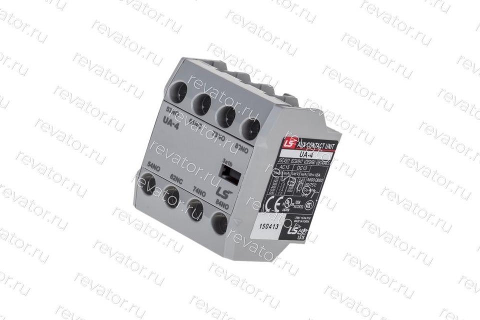 Блок дополнительных контактов фронтальный 3НО+1НЗ UA-4 83361634050 Lsis