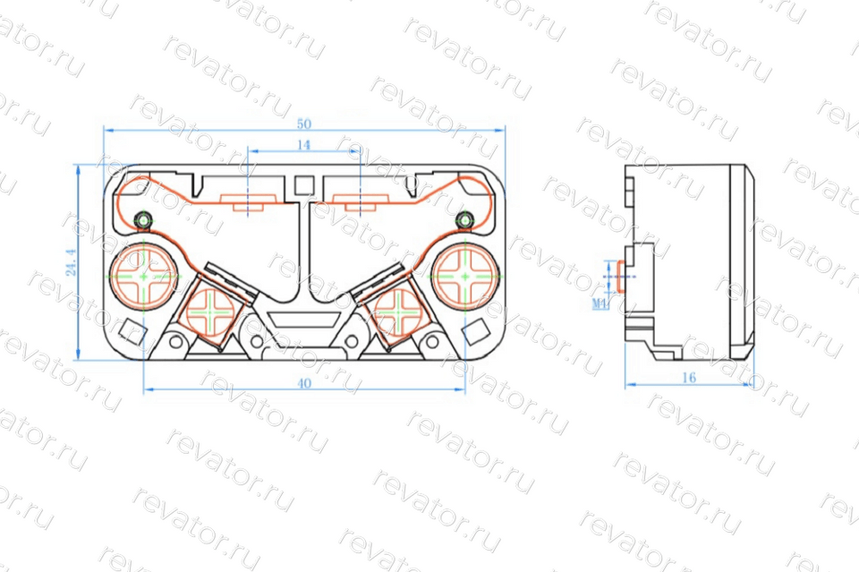 Выключатель блокировочный JY01-A1Z-5 Janetec