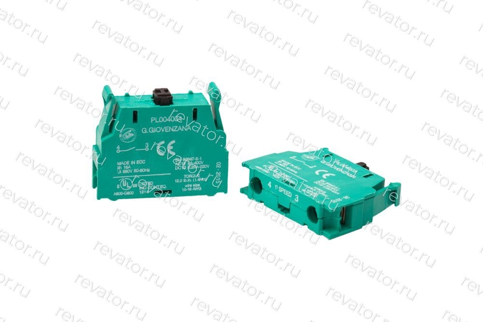 Блок-контакт комплект PL004003/PL004004 PL004010 Giovenzana