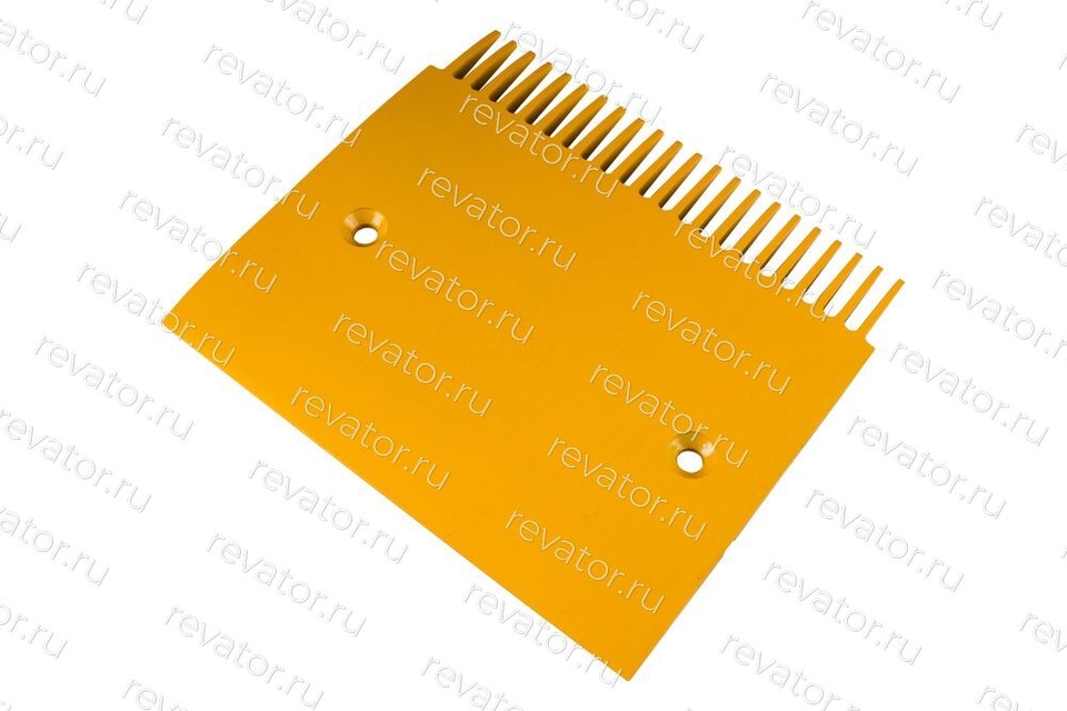 Гребенка левая желтая 22 зуба траволатора 9500 205,4х181,36 Schindler