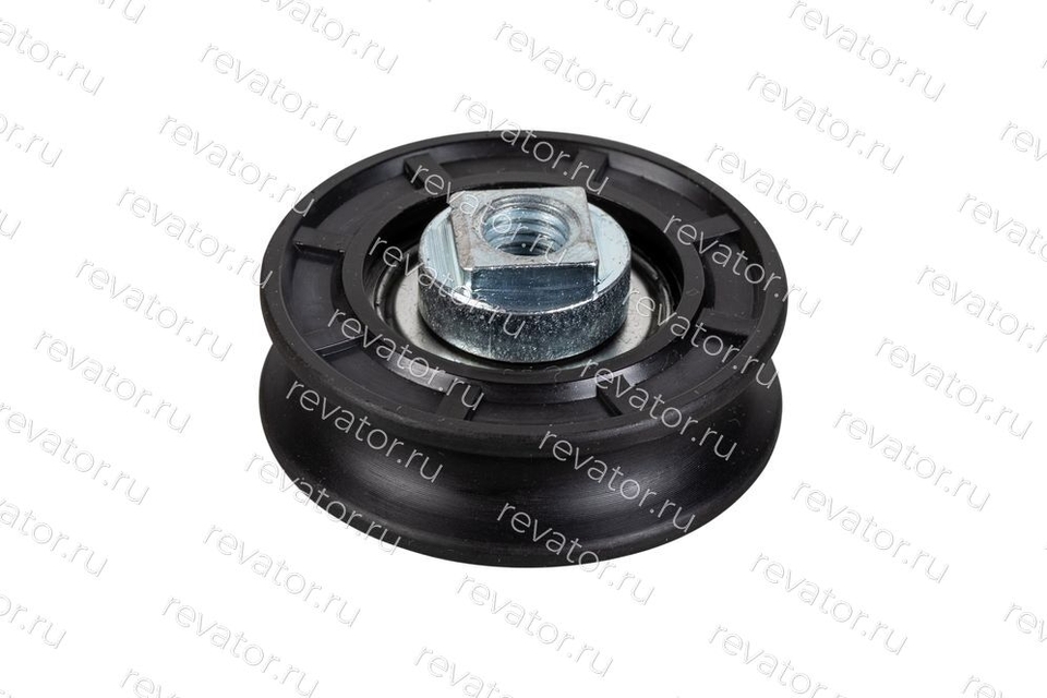 Ролик 55мм каретки полукруглый паз с запрессованной втулкой 1000ПСБ.06.06.107 366В.06.06.120М КМЗ