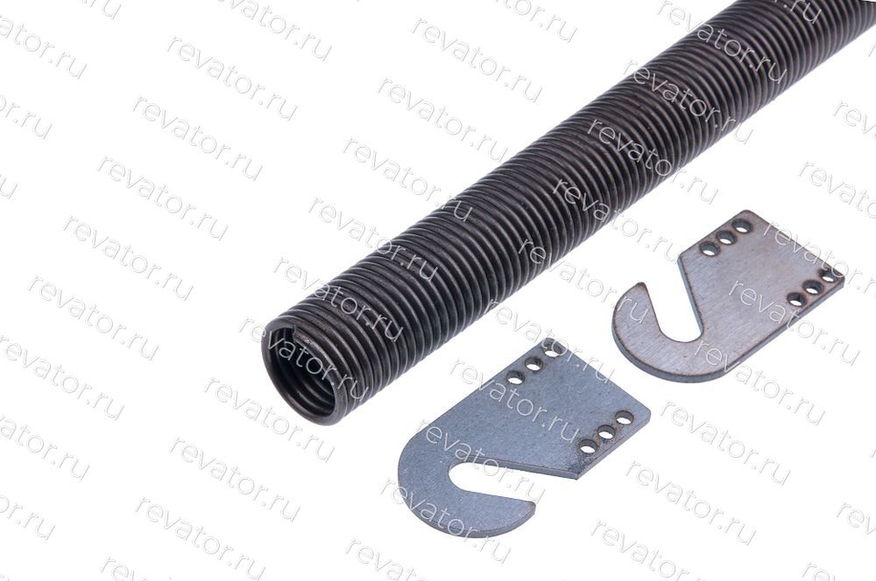 Пружина дверей кабины с крюками L=300мм D=22мм d=2мм 007.03.10.330 КМЗ