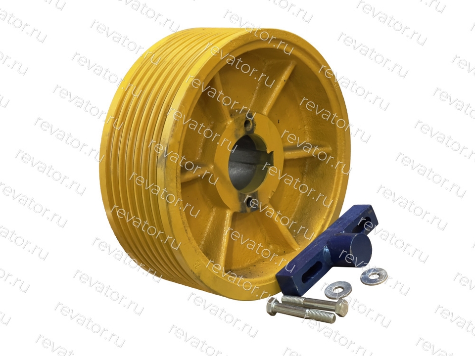 Шкив канатоведущий 320х7х8 для лебедки SMT200AC Akar