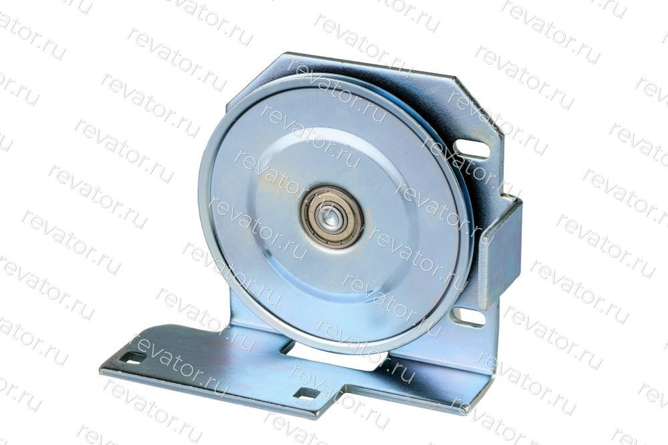 Ролик 114мм тросика дверей шахты AMD в сборе левый KM601091G02 Kone