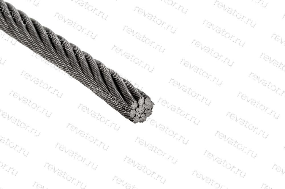 Канат стальной лифтовый 6,0мм PAWO 819W 8х19W-IWRC 25,9кН Gustav Wolf