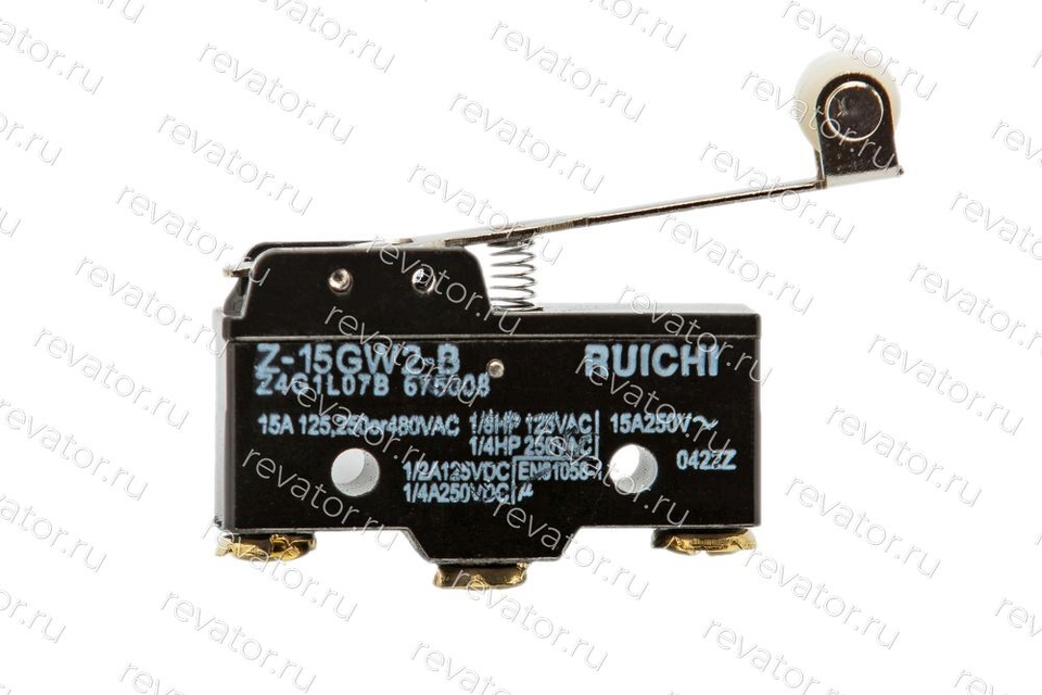 Микропереключатель 15А 250VAC Z-15GW2-B (Китай)