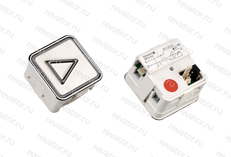 Модуль кнопочный выдавленная надпись красная индикация MT42 KLE "∆" Schaefer